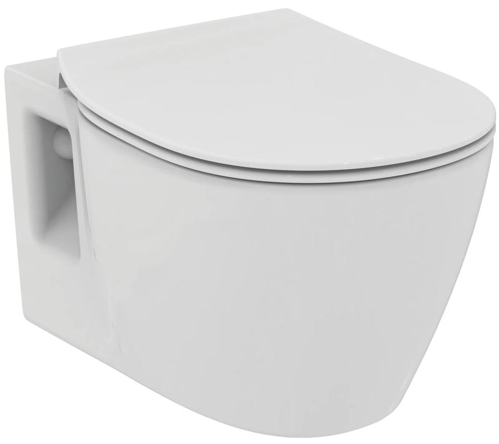 Vas wc suspendat Ideal Standard Connect alb lucios cu capac soft close inclus