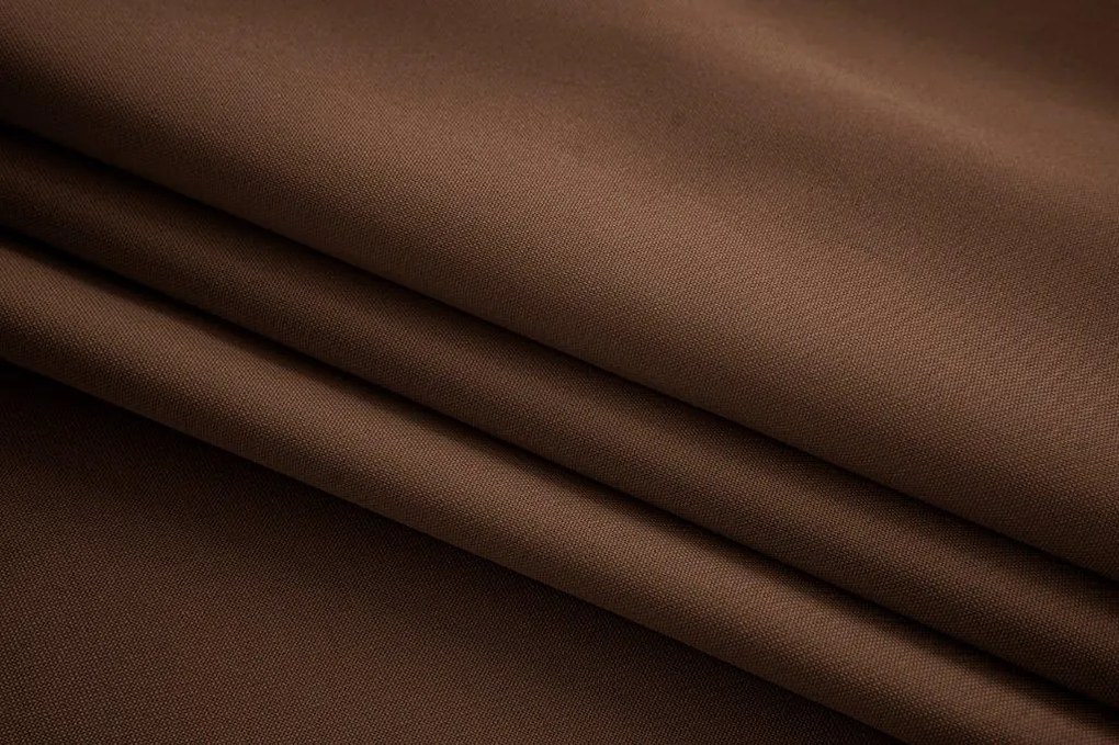 Draperie maro inchis cu rejansa OXFORD 140x250 cm