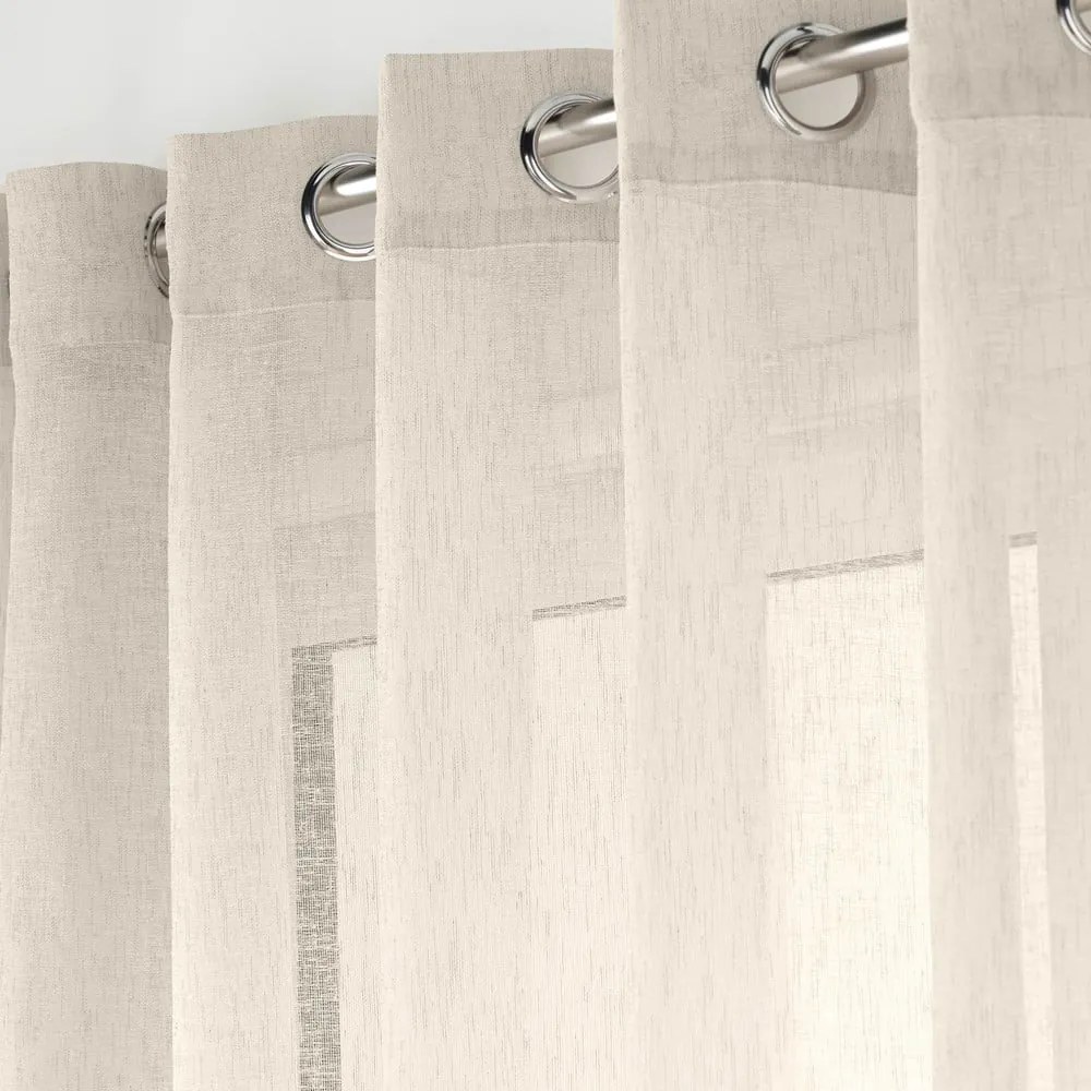 Perdea în culoare naturală 400x240 cm Carlin – douceur d'intérieur