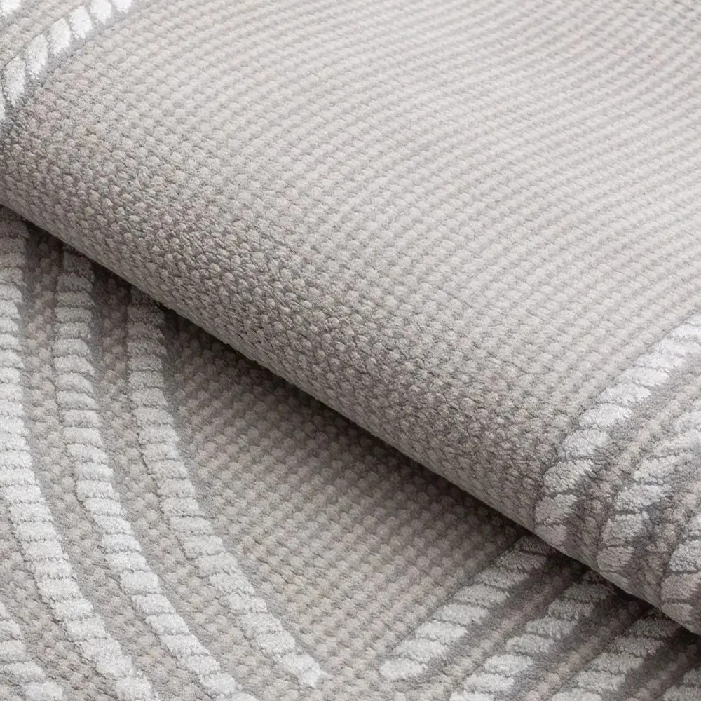 250x350 cm Covor Premium, Gri, Living/Hol/Dormitor, Modern, 70% Polyester / 30% Polipropilenă, Model Heritage Loom