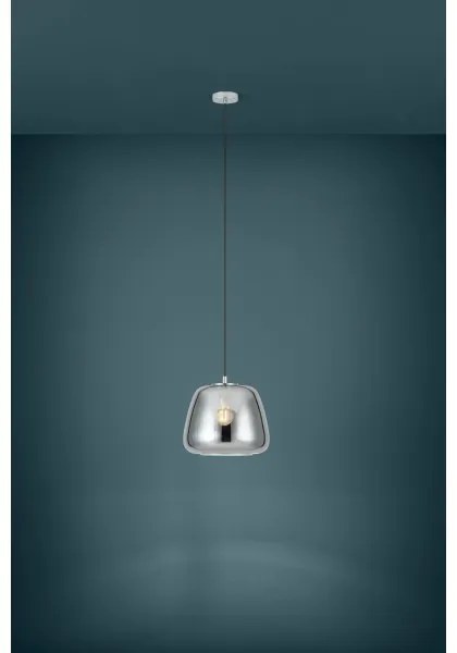 Lustră pe cablu ALBARINO 1xE27/40W/230V d. 35 cm gri Eglo 39665