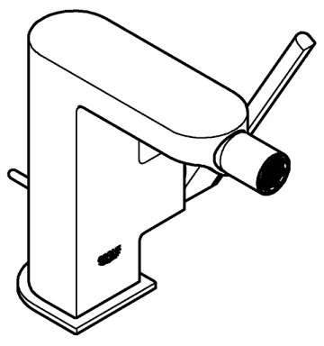 GROHE 33241003 Baterie pentru bideu PLUS, crom lucios