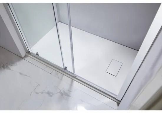 Cadita Baie Din Compozit , Smack , 120 X70 Cm , Cu Sifon,Alb
