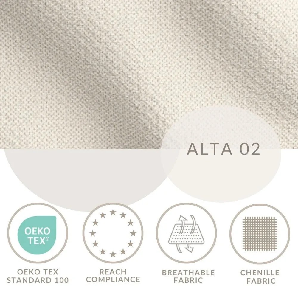 Pat matrimonial bej tapițat cu spațiu de depozitare cu somieră 160x200 cm Lounge L – Maison de Rêve