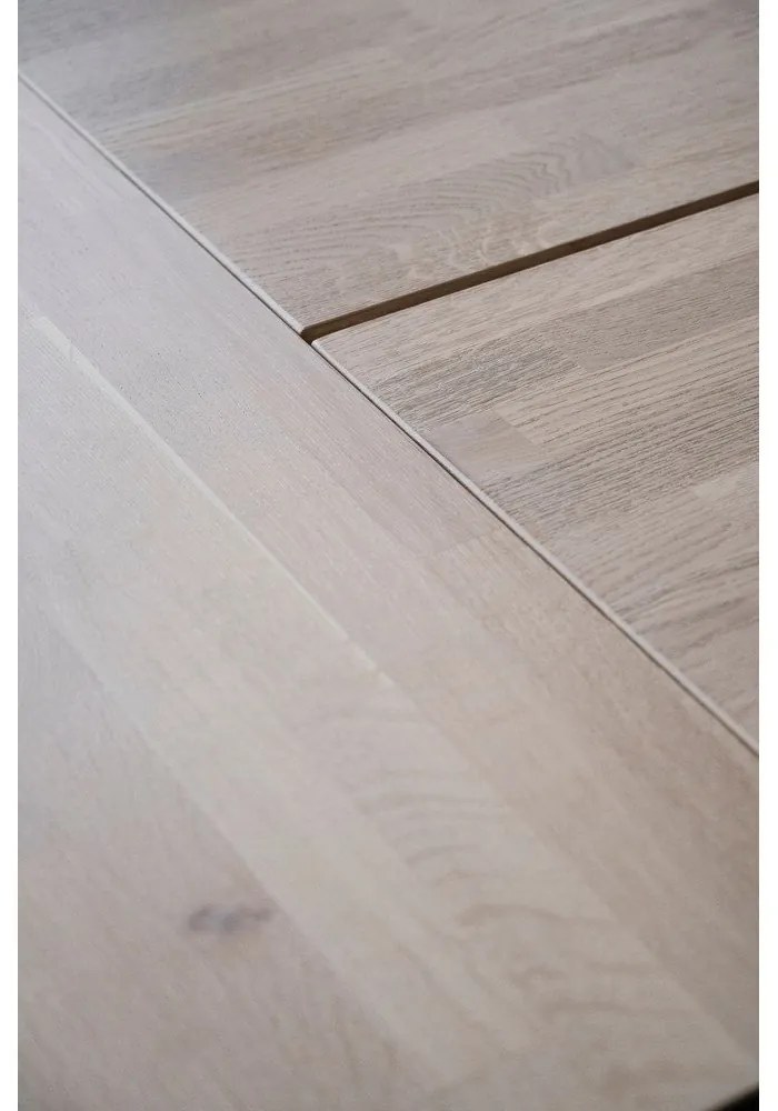 Masă de dining extensibilă cu blat din lemn de stejar 220x100 cm Carradale - Rowico