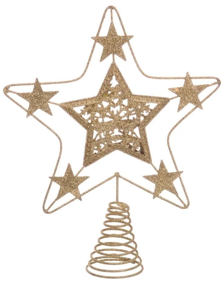 Vârf auriu pentru pomul de Crăciun Casa Selección Terminal ø 18 cm