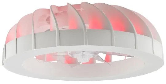 Ventilator LED RGBW de tavan cu lumină Brilliant FANORA LED/30W/230V + telecomandă