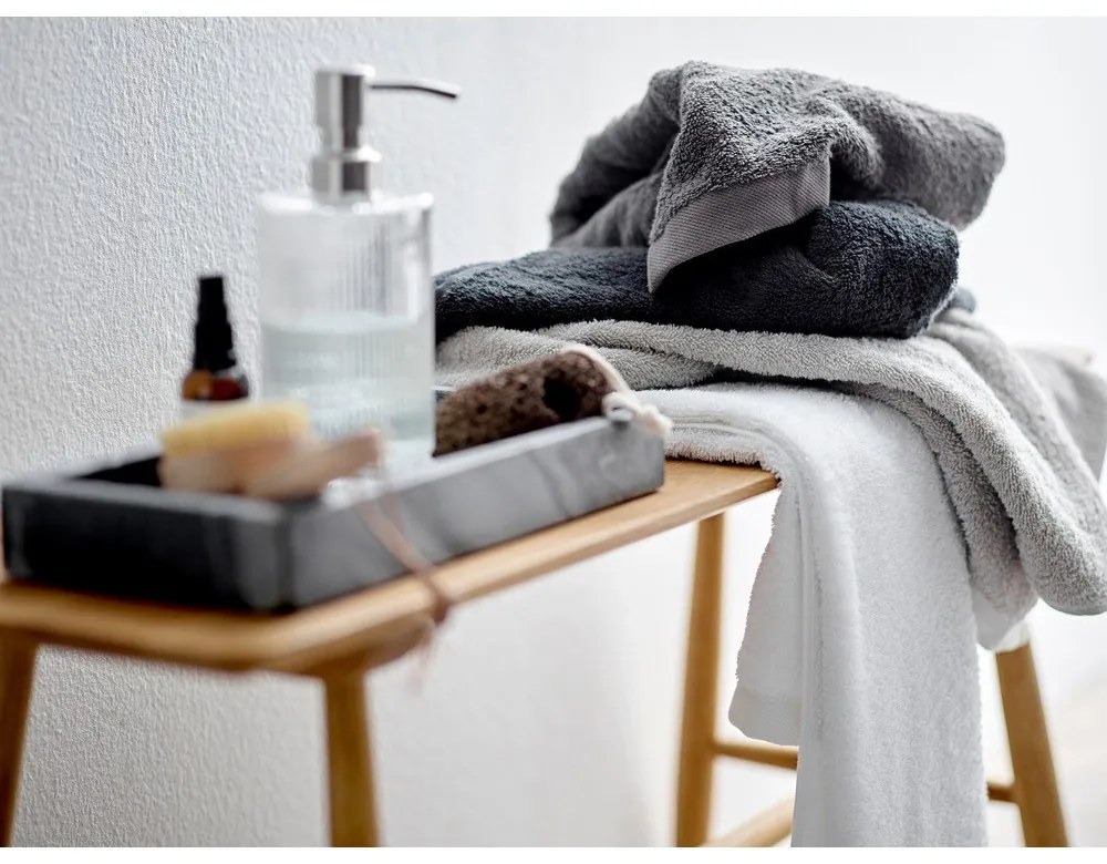 Prosop gri deschis din bumbac din frotir 30x30 cm Comfort – Södahl