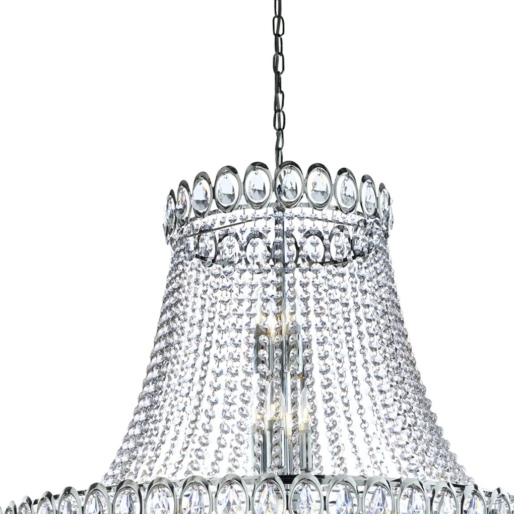 Lustra cristal casa scarii design LUX Louis Philippe 28L 1711-102CC SRT