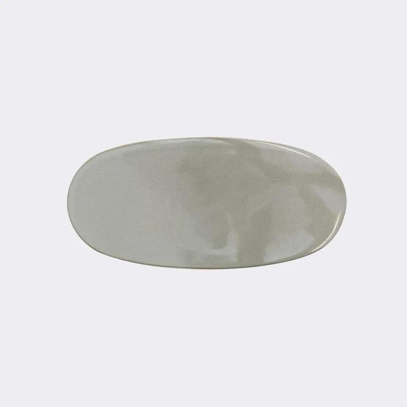 Platou Servire Neu Gri L - Ceramica Gri W(1 cm) L(31.5 cm) Inaltime(1 cm)