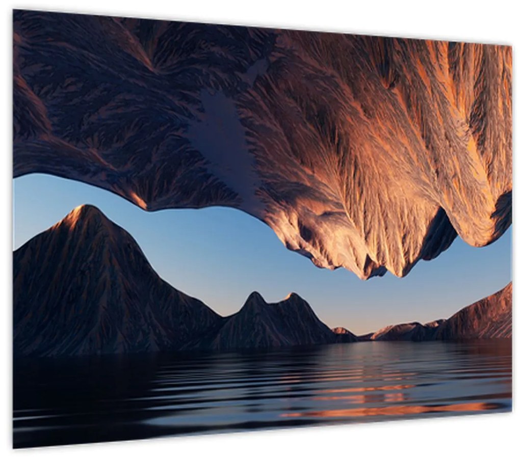 Tablou - Faleze 3D (70x50 cm)