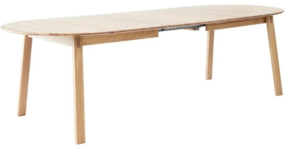 Masă de dining în culoare naturală extensibilă din lemn de stejar 100x220 cm Amalfi – Hammel Furniture