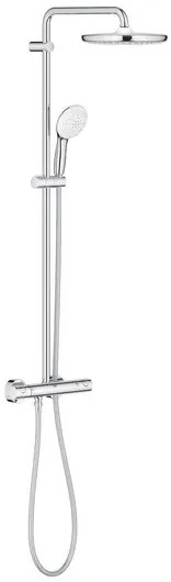 Coloana de dus cu termostat Grohe Tempesta 250 finisaj crom lucios