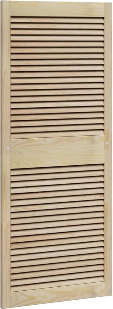 vidaXL Ușă de Dulap natural 140,5 x 2,1 x 59,5 cm Lemn de pin masiv