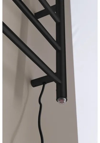 Sapho - Uscător electric pentru prosoape REDONDO 130W/230V 63x116 cm negru mat