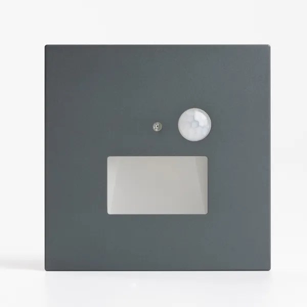 Aplica pentru scări cu senzor de mișcare LED/1,5W/230V 3000/4000/6000K antracit