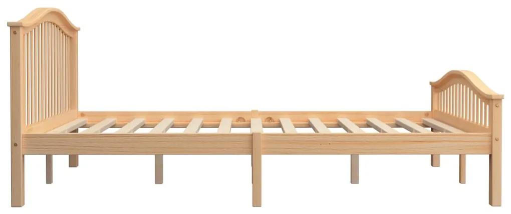 Cadru de pat cu 4 sertare, 180 x 200 cm, lemn masiv de pin Lemn deschis, 180 x 200 cm, 4 Sertare