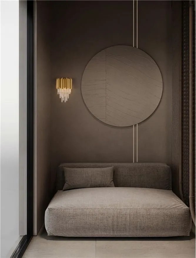 Aplica de perete stil elegant MAGNOLIA aurie