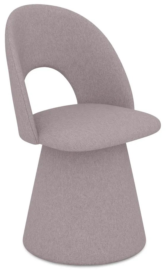 Scaun de sufragerie mov lavandă tapițat Kalo – Makamii