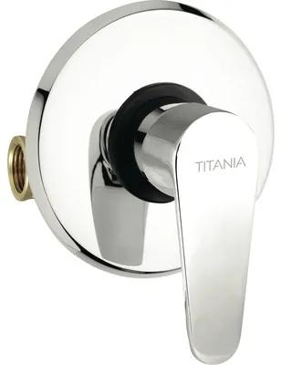 Baterie ingropata pentru dus Titania Fresh, cartus ceramic 35 mm, crom
