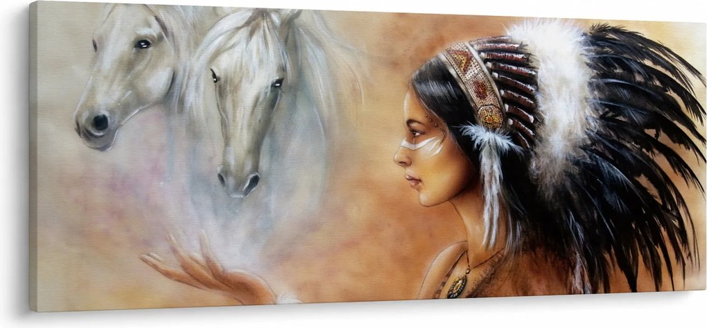Tablou - Farmecele indienilor (120x50 cm)