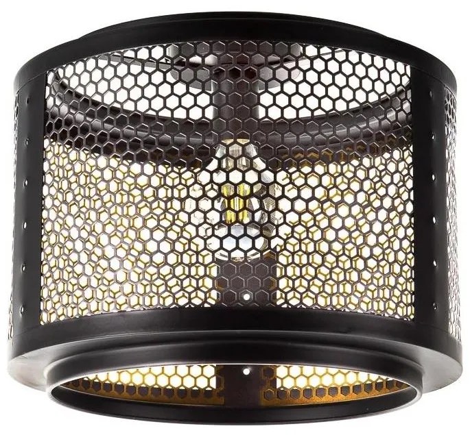 Plafonieră VITO 1xE27/40W/230V negru