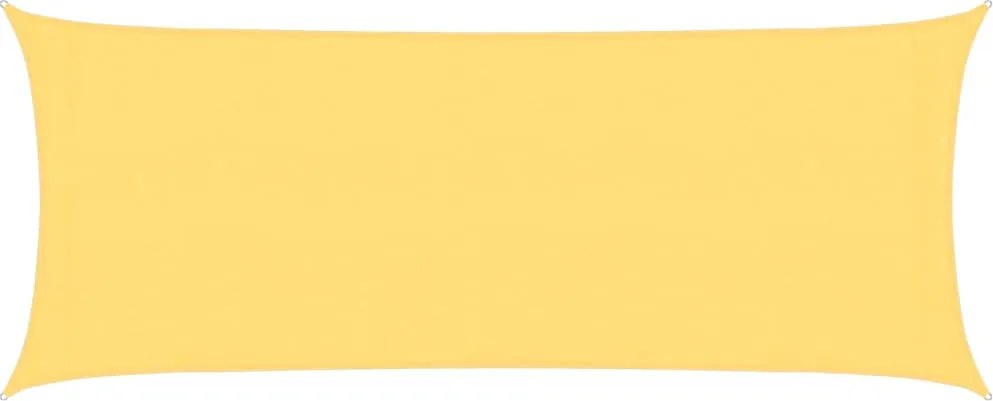 vidaXL Pânză parasolar, bej, 2x5 m, HDPE, 160 g/m²