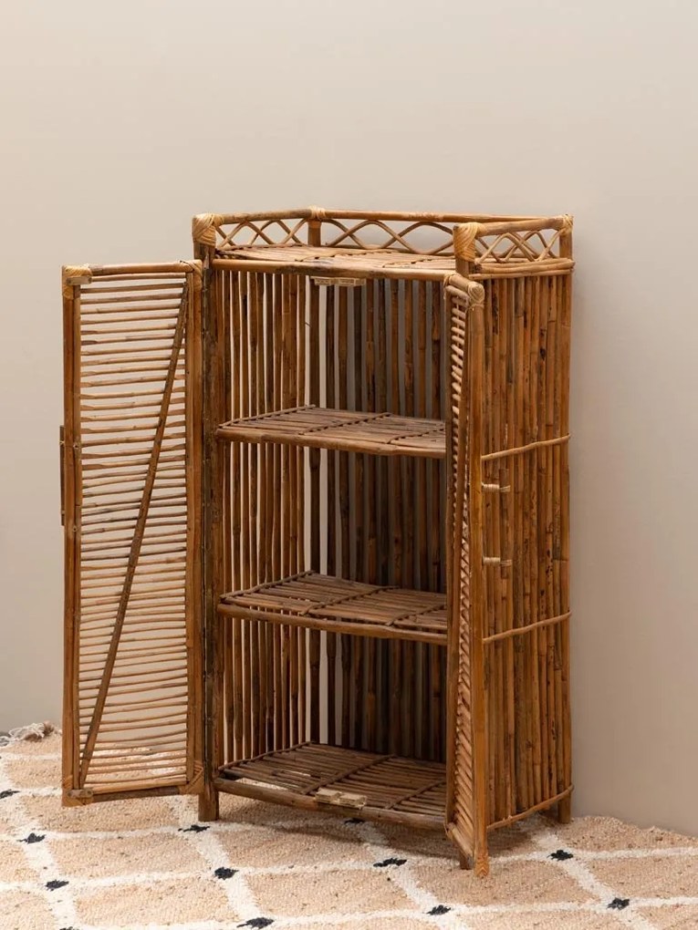 Set dulap si noptiera din rattan Harmonie