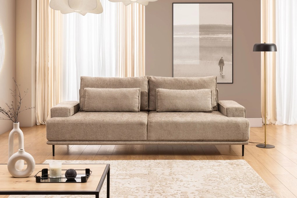 Canapea extensibilă Nicole - țesătură bej Magni 206.03