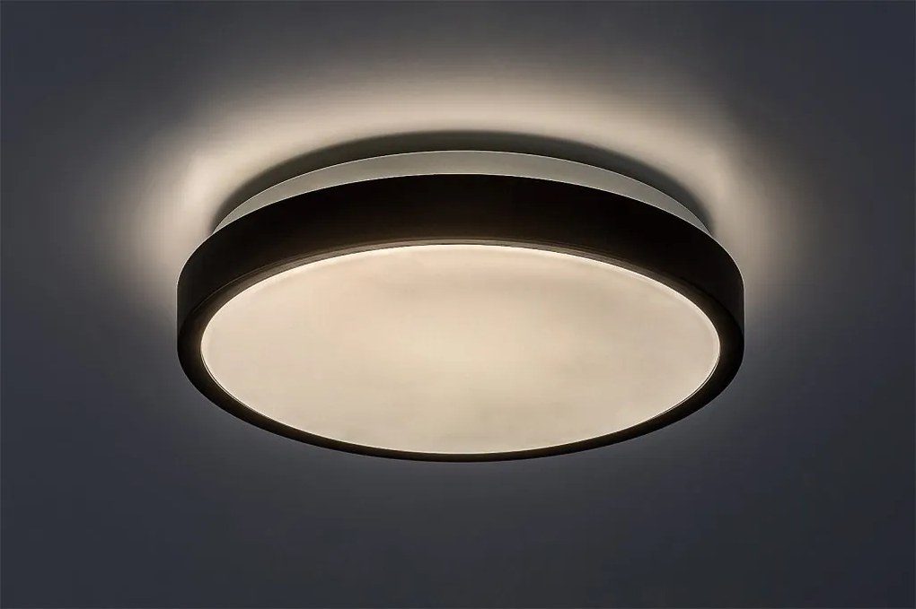 Plafoniera LED baie IP44 Samira negru/alb