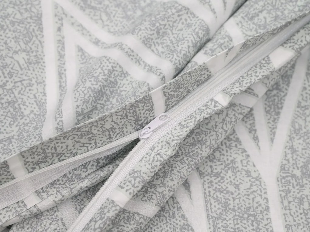 Lenjerie de pat din bumbac Renforce GRAY STRIPES gri Dimensiune lenjerie de pat: 70 x 90 cm | 140 x 200 cm