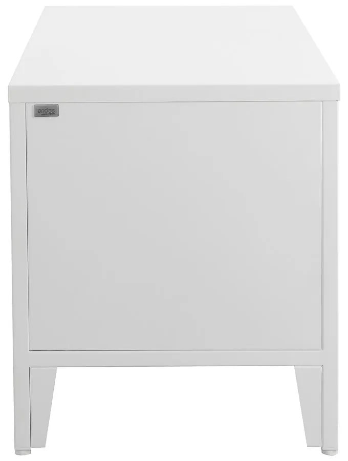 Pantofar alb cu bancă din metal Salino – Støraa