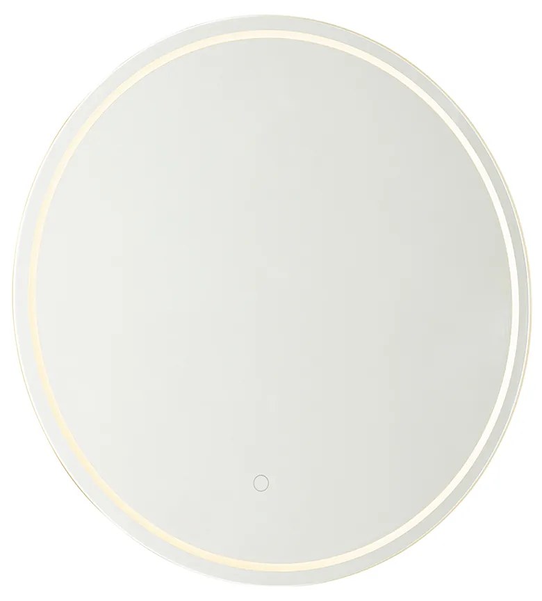 Oglinză modernă de baie 60 cm cu LED și dimmer tactil - Sebas
