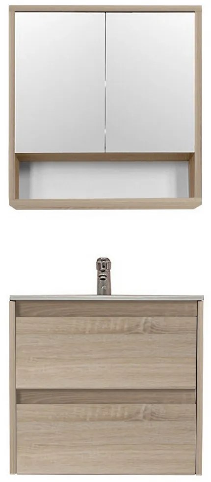 Mobilier complet de baie Porto 60 în culoarea stejarului Sonoma