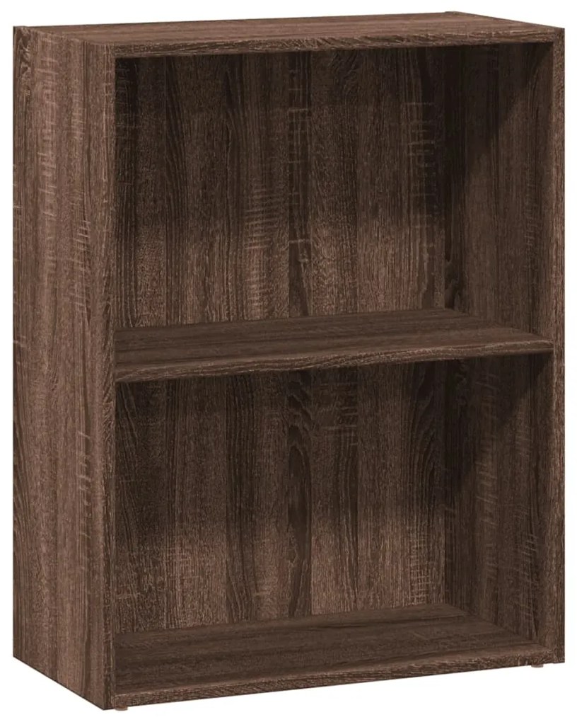 857896 vidaXL Bibliotecă, stejar maro, 60x30x77 cm, lemn prelucrat