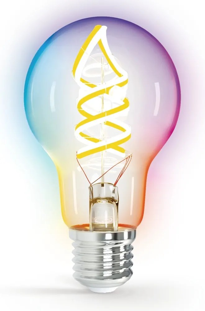 Bec LED RGBW Aigostar FILAMENT A60 E27/4,9W/230V 2700K