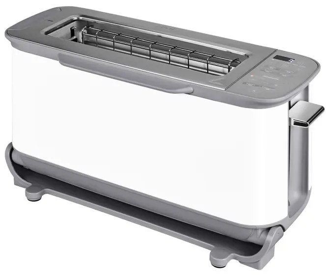 Prajitor de paine 3in1 Ninja ST200EUWH, 2400W, 7 programe, Control temperatură, Grill, Dezghetare, Reincalzire, Functionare orizontala, Alb