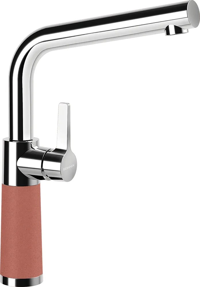 Baterie bucatarie Schock SC-540 Cristalite Canyon, aspect granit, cartus ceramic, teracota