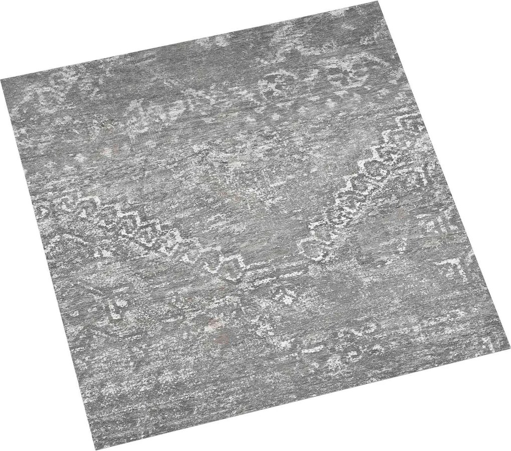 vidaXL Plăci de Pardoseală 55 pcs Gri Beton 5,11 m² PVC