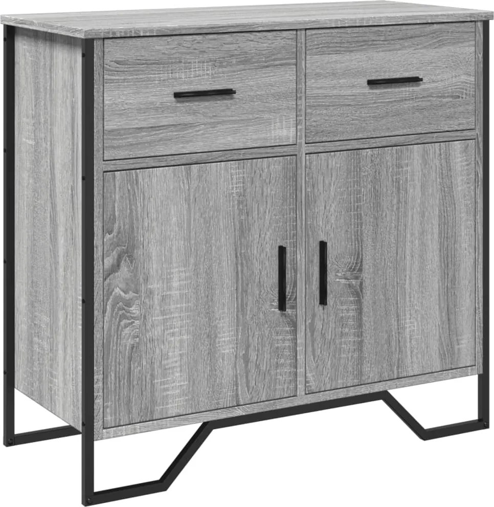 vidaXL Dulap, gri sonoma, 79,5x35,5x74,5 cm, lemn prelucrat