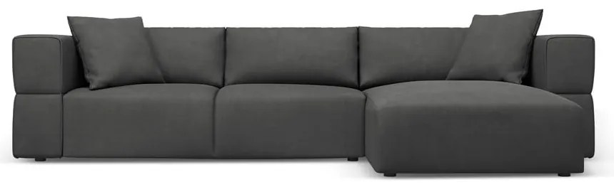 Colțar gri închis (cu colț pe partea dreaptă) Esther – Milo Casa