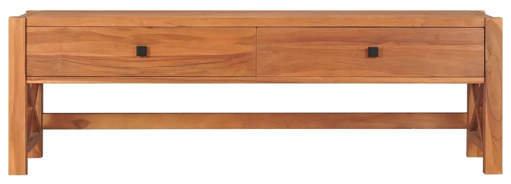 337927 vidaXL Dulap TV cu sertare 120x40x45 cm lemn masiv de tec