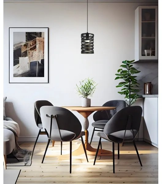 Eglo 99346 - Lustră pe cablu CREMELLA 1xE27/40W/230V