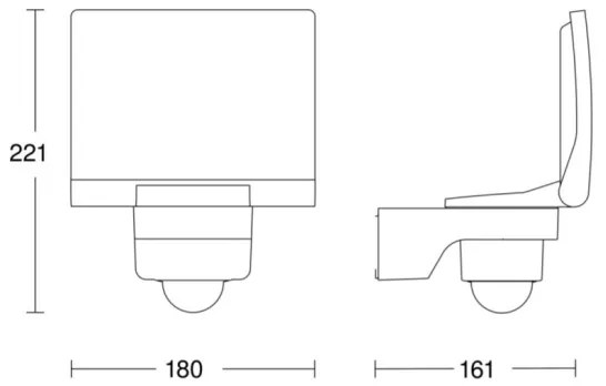 Proiector LED cu senzor STEINEL 068066 XLED PRO LED/20W/230V IP44 3000K