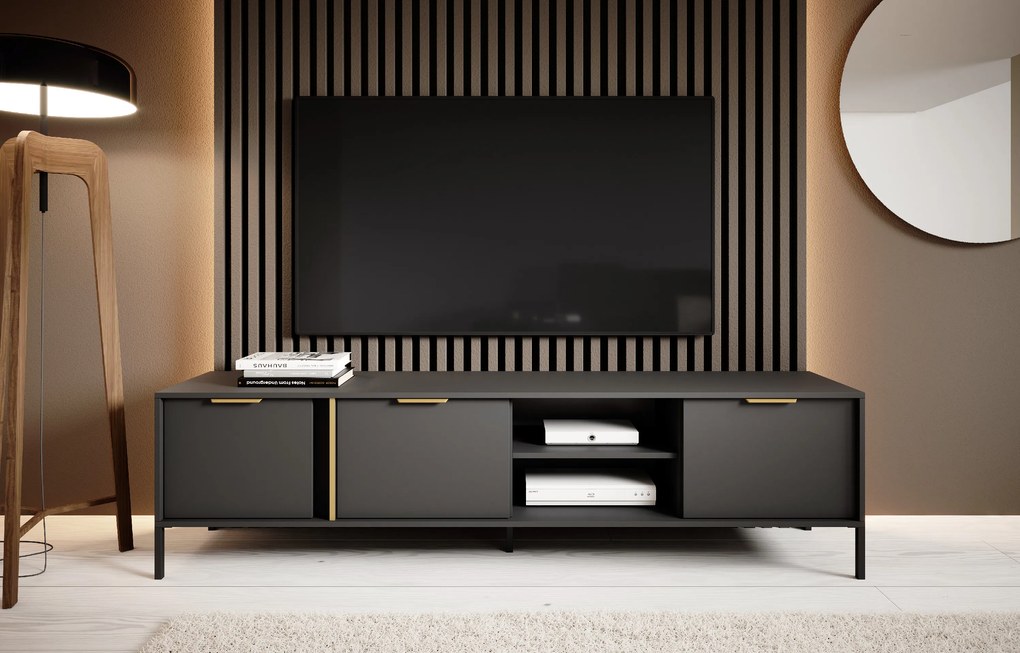 Stel multifunctional antracit LARS 203 3D RTV