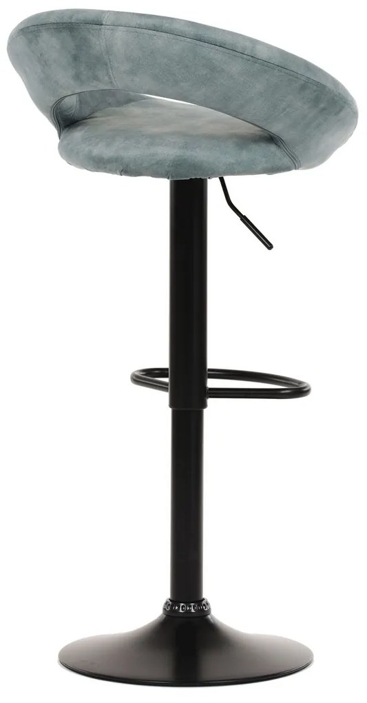 Set de scaune de bar AUB-822 BLUE4, 2 buc.