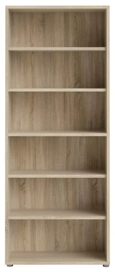 Bibliotecă modulară cu aspect de lemn de stejar 89x222 cm Prima – Tvilum
