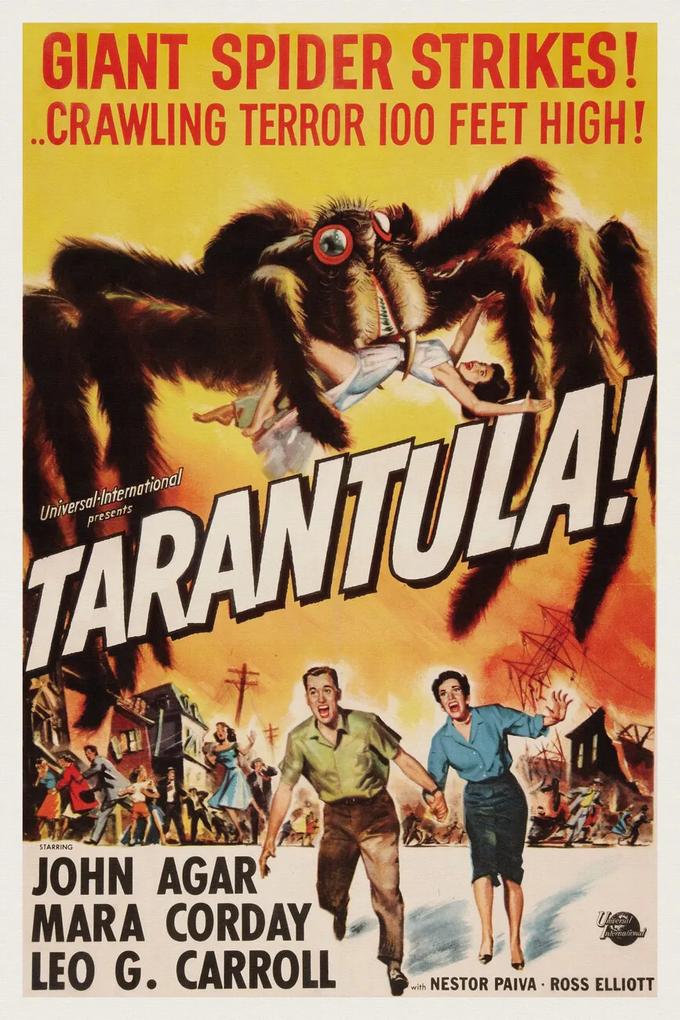 Reproducere Tarantula (Vintage Cinema / Retro Movie Theatre Poster / Horror & Sci-Fi), (26.7 x 40 cm)