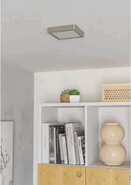 Eglo 901319 - Plafonieră LED FUEVA LED/7W/230V 2700/4000/6500K 15x15 cm crom