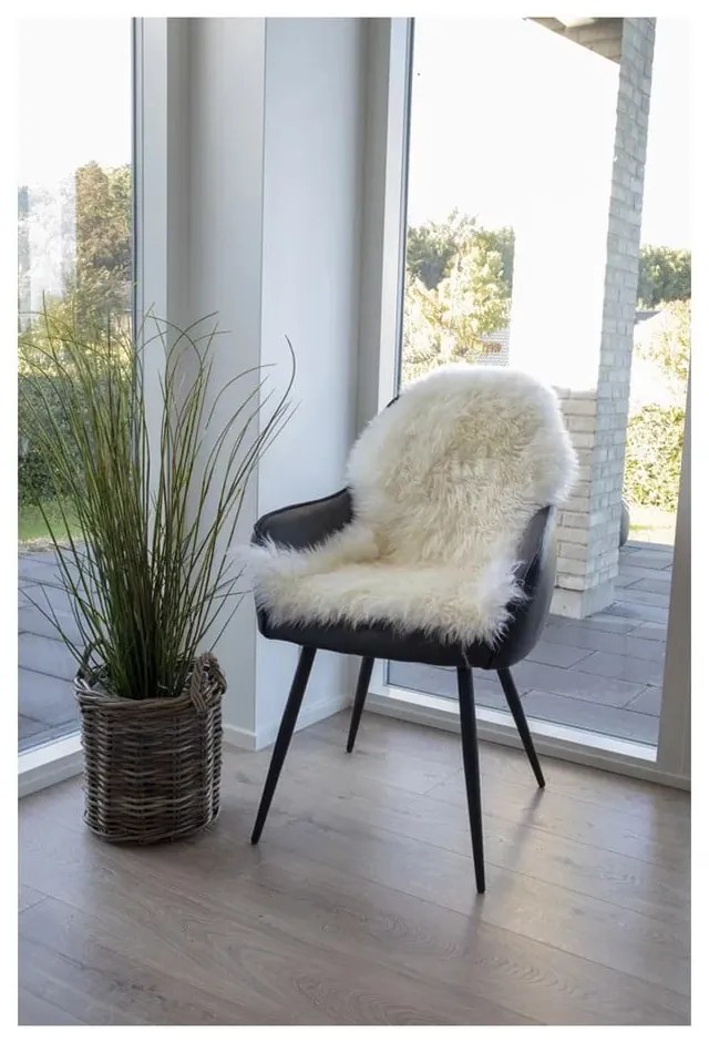 Blană de oaie House Nordic, 50 x 85 cm, alb